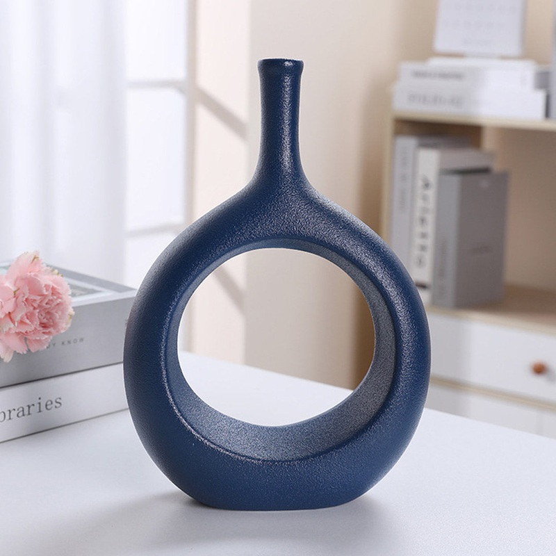 2 Piece Dinges Ceramic Table Vase Set Orren Ellis Color: Blue