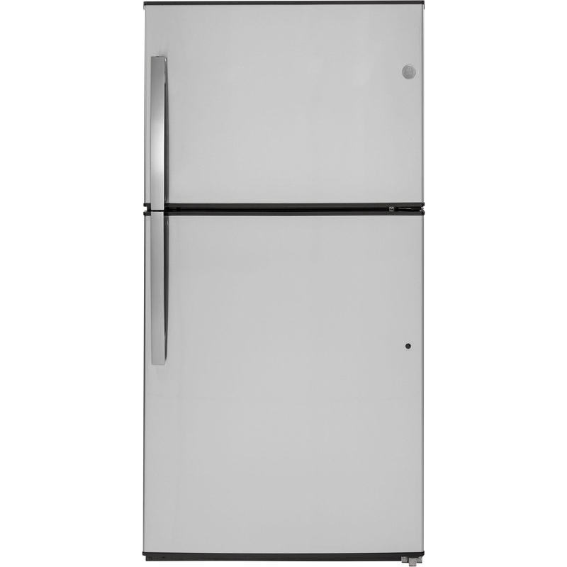 GIE21GSHSS GE ENERGY STAR 21.1 Cu. Ft. Top-Freezer Refrigerator