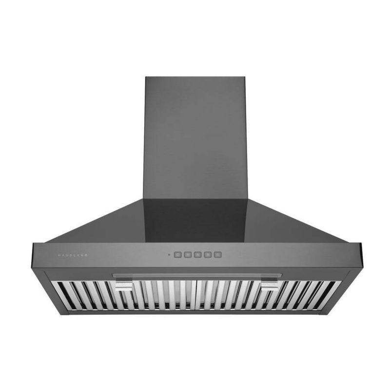 Hauslane WM590BSS30 Hauslane Chef 30-In Convertible Black Stainless Steel Wall-Mounted Range Hood