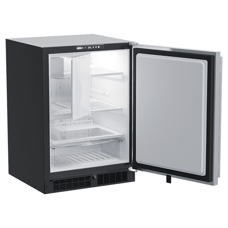 Marvel MLRI224SS01A 24-In Built-In Refrigerator Freezer With Crescent Ice Maker With Door Style – Stainless Steel