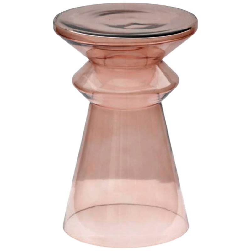 Stylish Modern Glass Top End Table