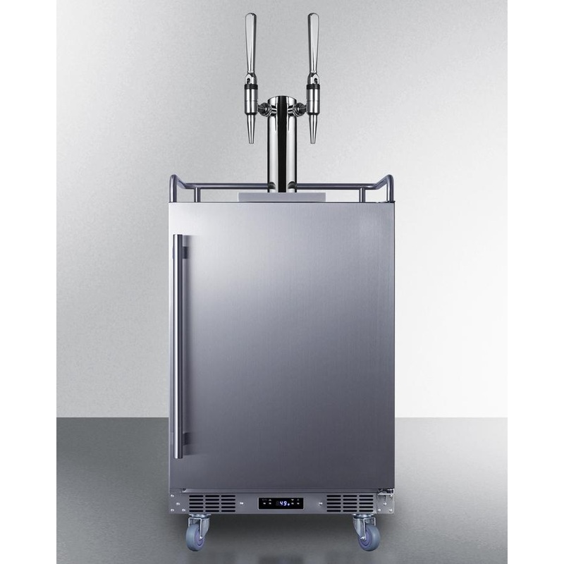 Summit SBC682NCFTWIN 24″ Wide Built-In Nitro Coffee Kegerator