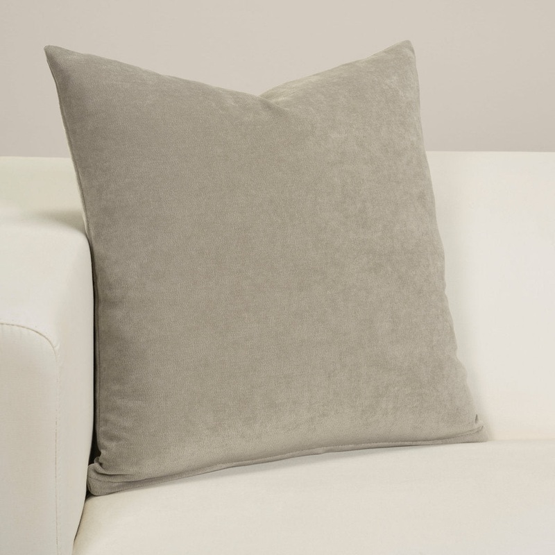 Throw Pillow Cover & Insert Mercury Row Color: Harbour Gray Size: 26″ x 26″
