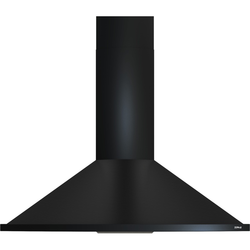 Zephyr ZSAM90FB Savona Wall, 90cm, Black, LED, 600 CFM w/ACT
