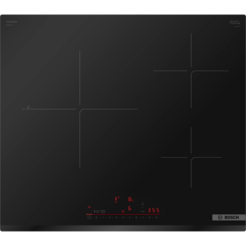 Bosch NIT8461UC 800 Series, Induction hob, 24″, surface mount without frame
