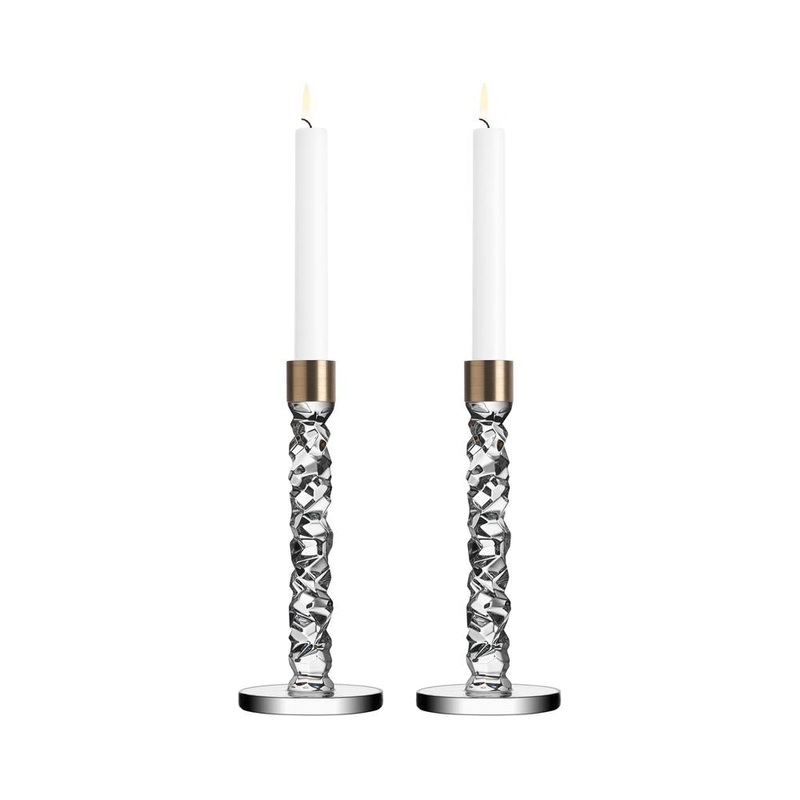 Carat Candlestick (Set of 2)