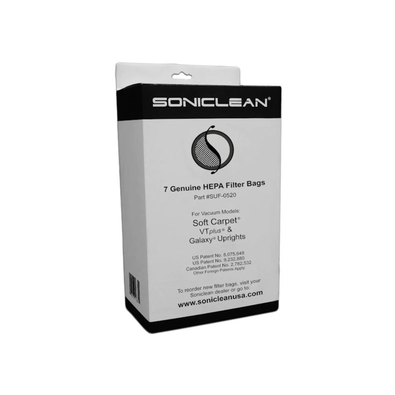 Soniclean Upright U1 HEPA Filter Bags