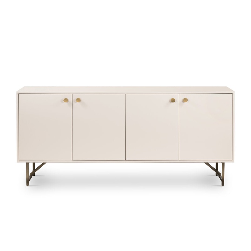Van Sideboard in Matte Alabaster Four Hands