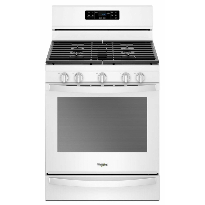 Whirlpool WFG775H0HW 5.8 cu. ft. Freestanding Gas Range with Frozen Bake Technology