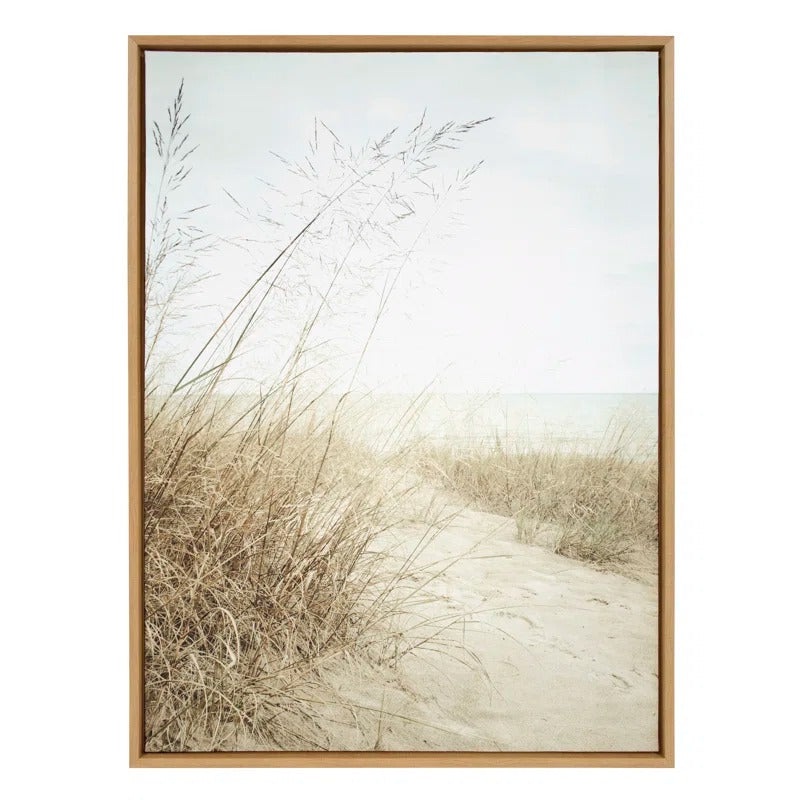 Beach Grasses 28×38 Framed Canvas Framed