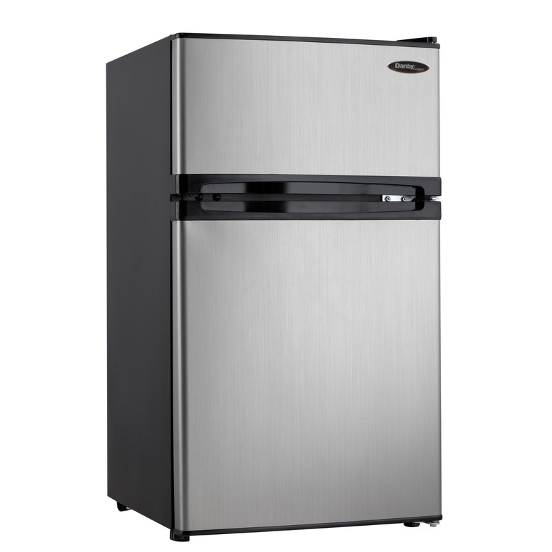 DCR031B1BSLDD Danby Designer 3.1 cu. ft. 2-door Compact Fridge in Stainless Steel
