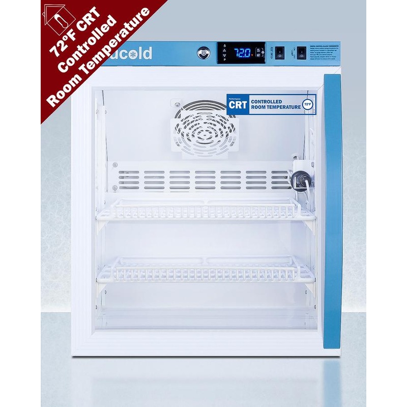 Summit ARG2PVCRTLHD 2 Cu.Ft. Compact Controlled Room Temperature Cabinet