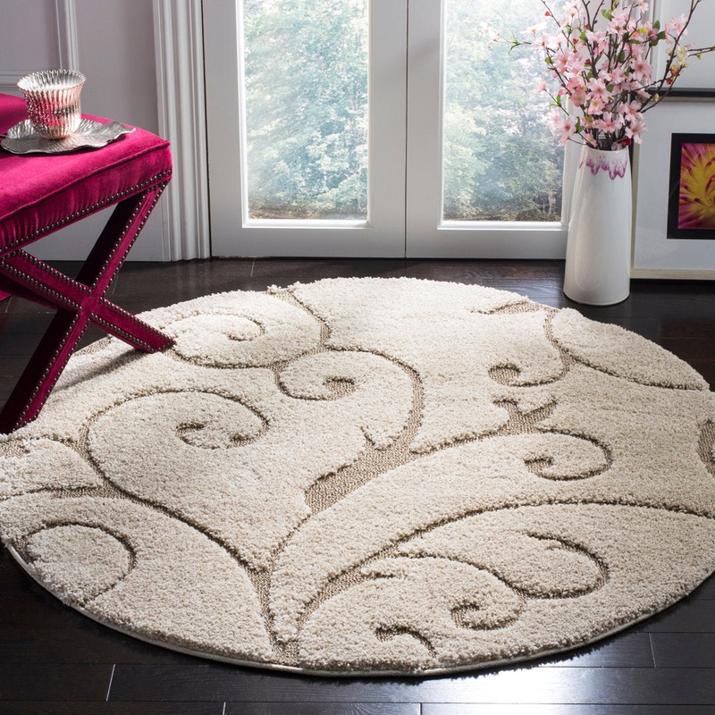 Deanna Performance Floral Rug Ophelia & Co. Rug Size: Round 5′