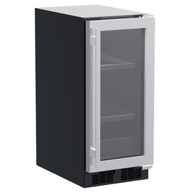 Marvel MLBV215SG01A 15-In Built-In Beverage Center With Door Style – Stainless Steel Frame Glass