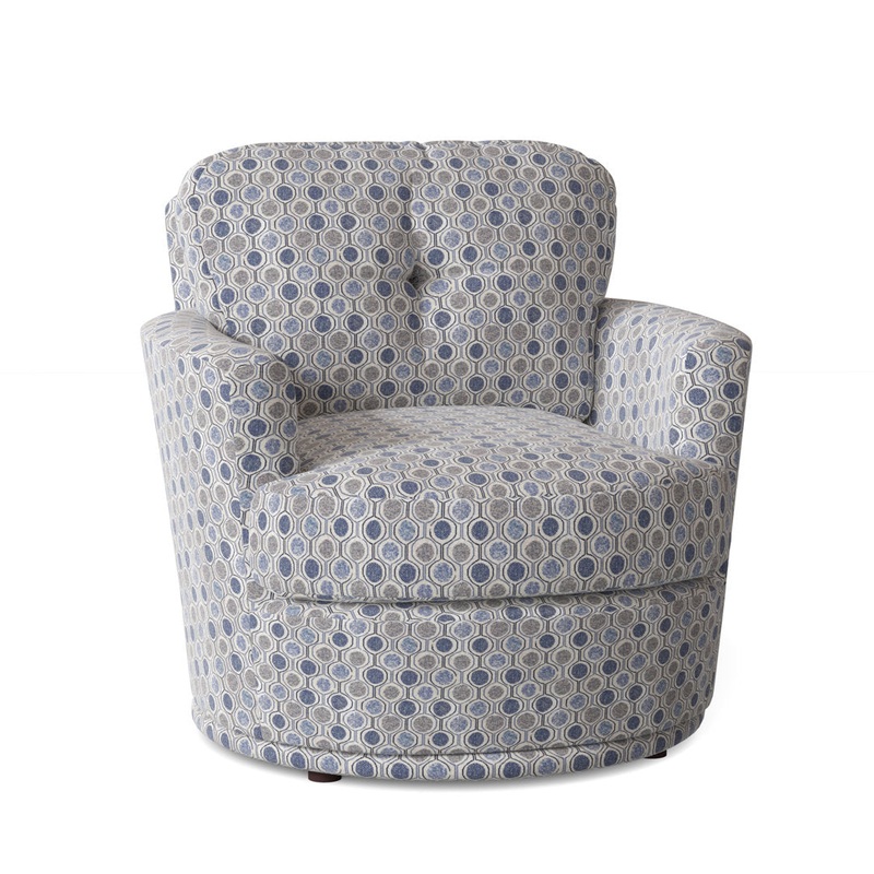 Towry 36″ Wide Tufted Swivel Armchair Wade Logan