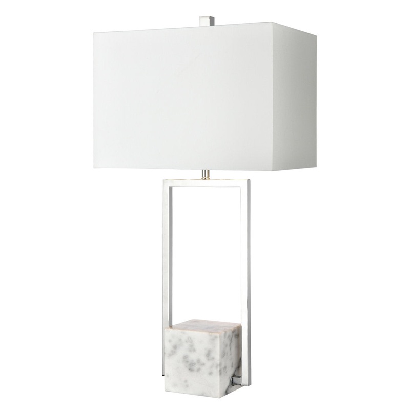 Ulderica 31″ Chrome Table Lamp Orren Ellis Bulb Included: Yes