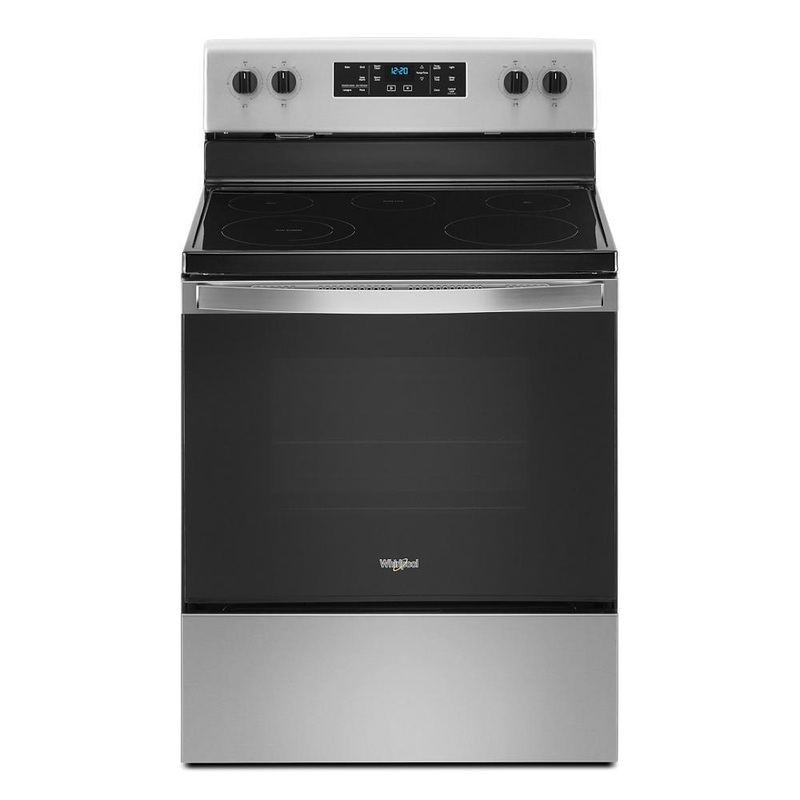 5.3 cu. ft. Whirlpool electric range with Frozen Bake technology