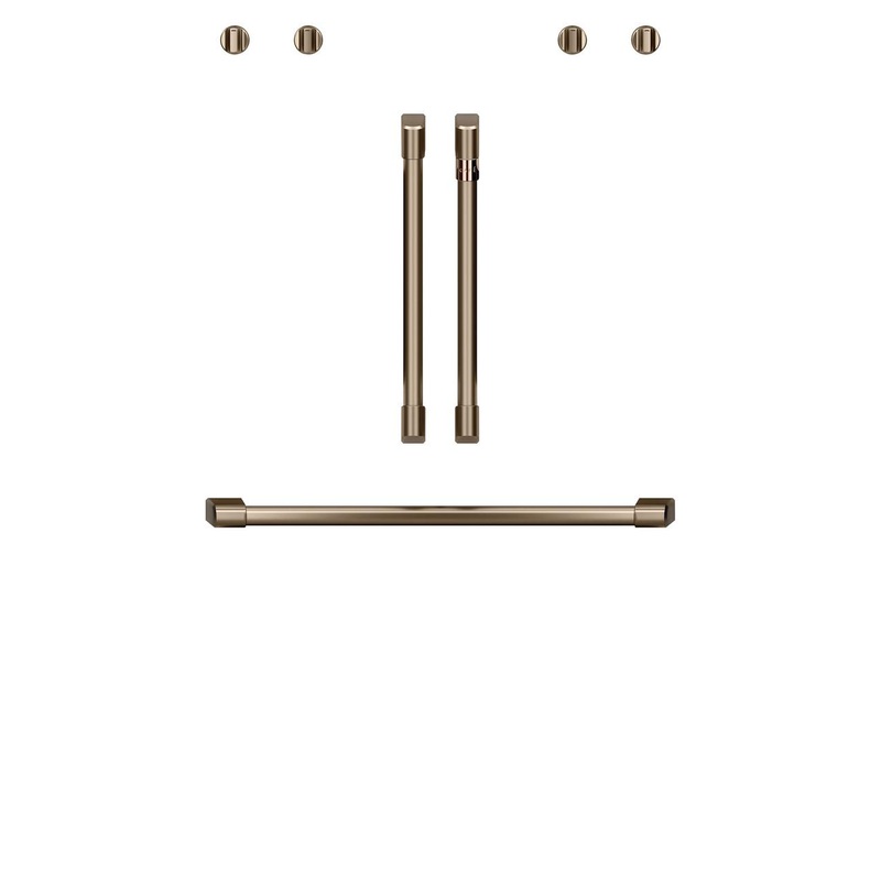 Cafe CXWDFHKPMBZ CAF(EBACK) 2 French-Door Handles; 1 – 30″ Handle; – Brushed Bronze