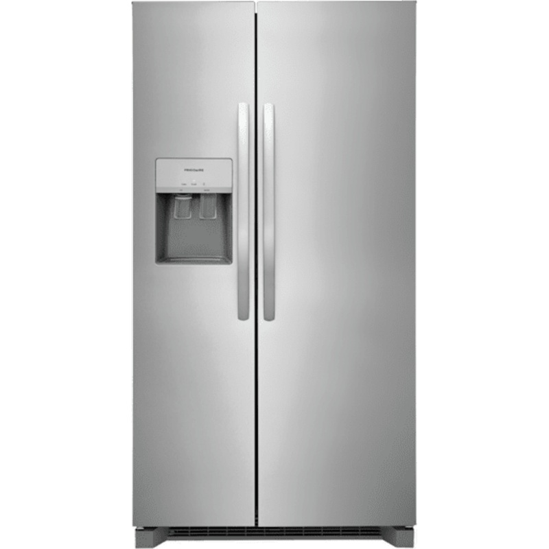 Frigidaire FRSS2623AS Frigidaire 25.6 Cu. Ft. 36” Standard Depth Side By Side Refrigerator