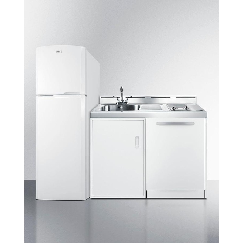 Summit ACKDW721G 71″ Wide All-In-One Kitchenette With Dishwasher