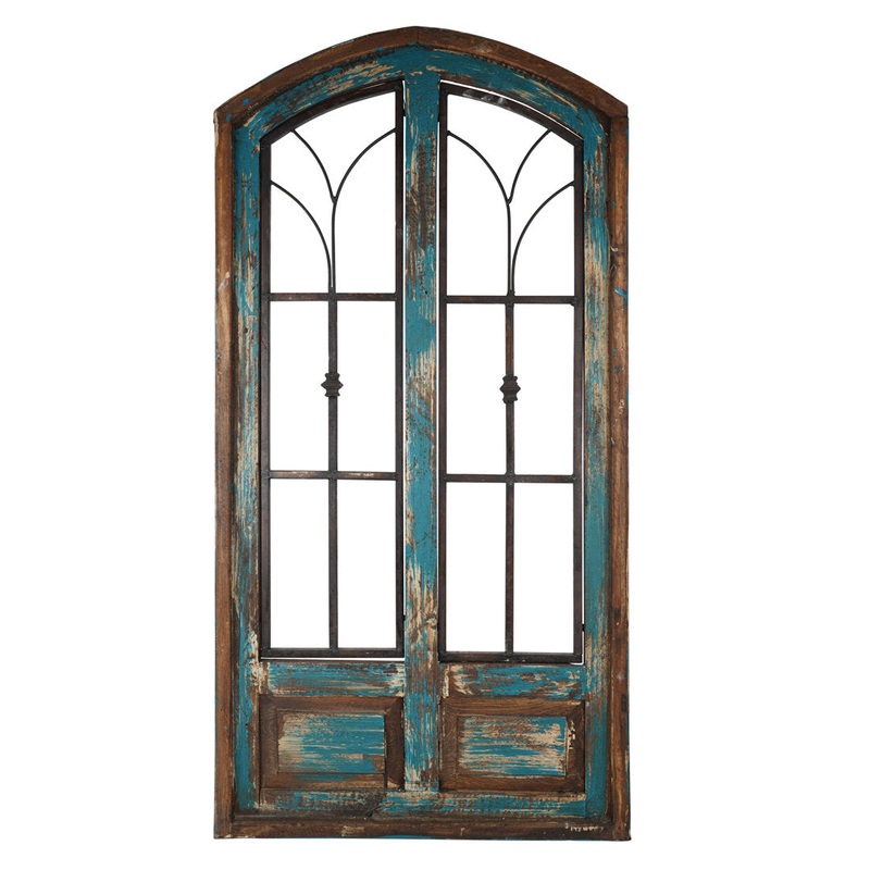 Wall Dcor Andover Mills Color: Turquoise Size: 48″ H x 24″ W x 1.5″ D