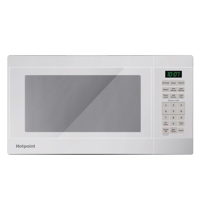 Hotpoint RES1072DTWW Hotpoint 0.7 Cu. Ft. Capacity Countertop Microwave Oven