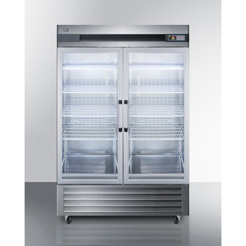 Summit SCR49SSG 49 CU.FT. Reach-in Refrigerator