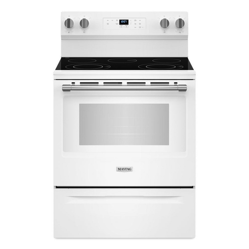 Maytag MFES4030RW 30-Inch Wide Electric Range With Steam Clean – 5.3 cu. ft.