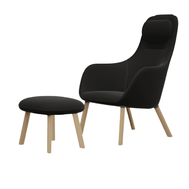 HAL Lounge Chair & Ottoman Integrated Seat Cushion
