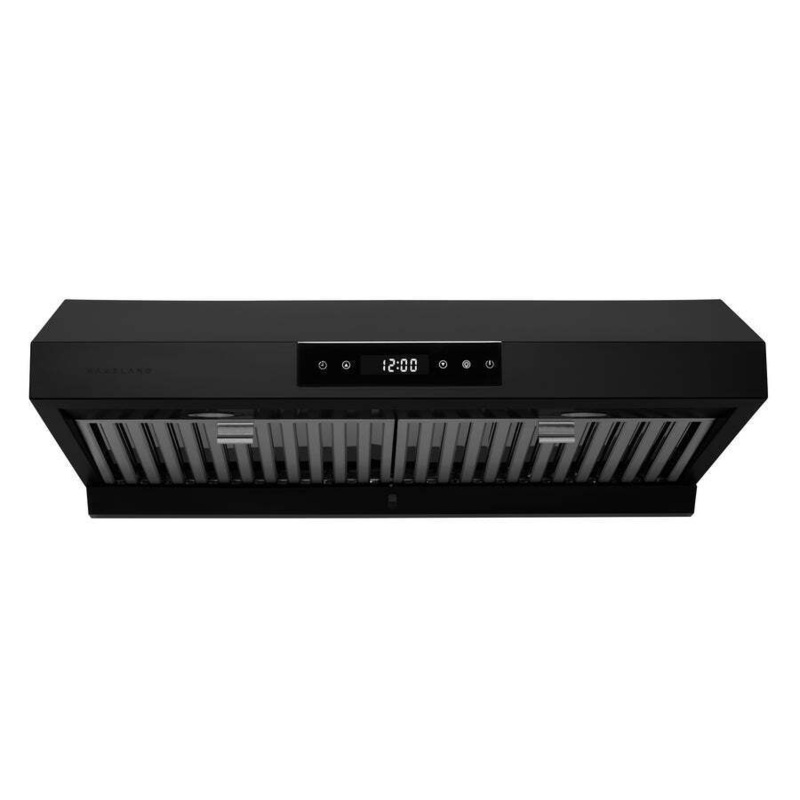 Hauslane UCPS18BLK30 Hauslane Chef 30-In Ducted Matte Black Undercabinet Range Hood