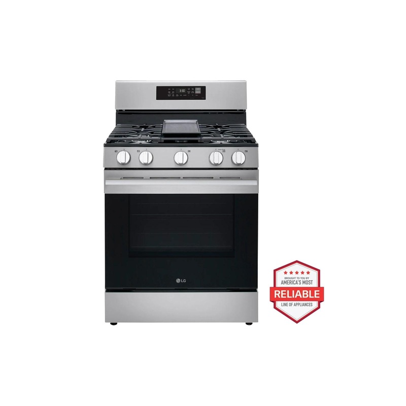 Lg LRGN6323Y 6.3 cu. ft. Smart Wi-Fi Enabled Probake Convection Gas Range with Air Fry & EasyClean