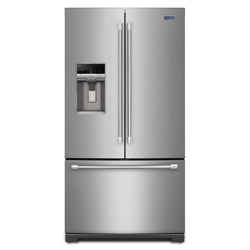 Maytag MFT2776DEM 36-inch Wide French Door Refrigerator with PowerCold Feature – 27 cu. ft.