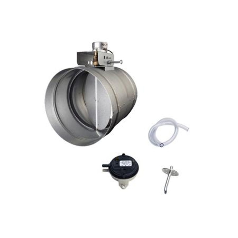 MUA010A 10″ round universal make-up air damper kit, up to 1,300 CFM