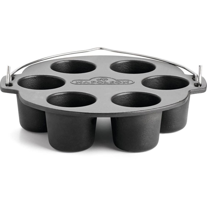 Napoleon Bbq 56061 Cast Iron Muffin Cooker