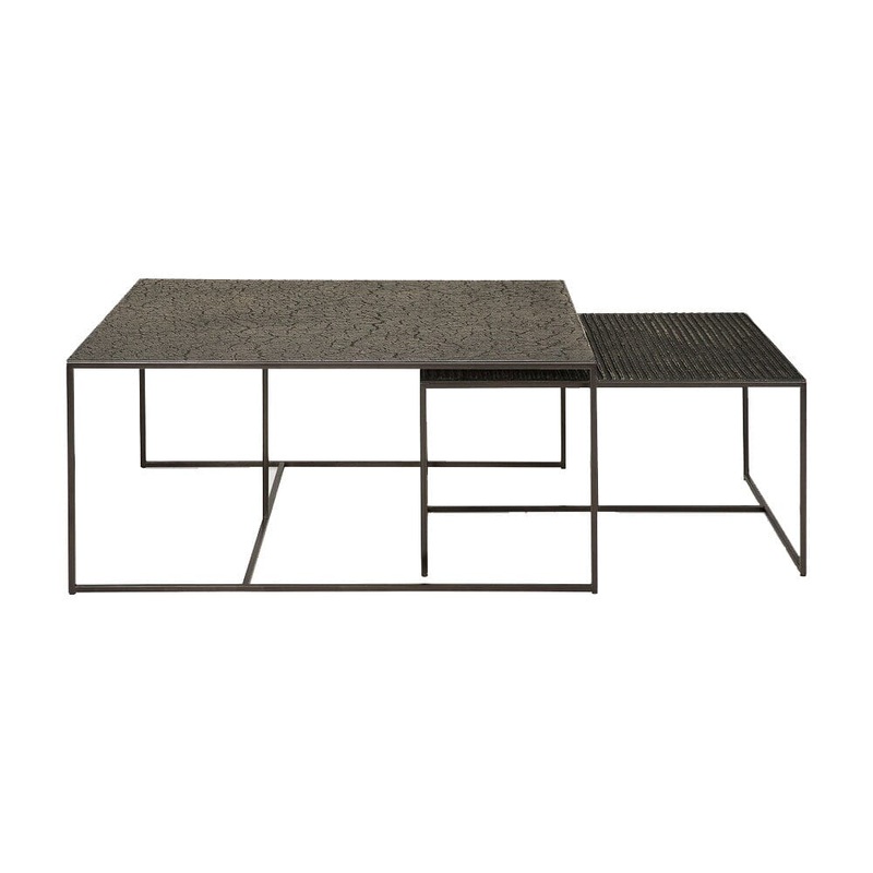 Pentagon Nesting Coffee Table Set