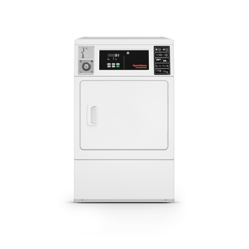 Speed Queen DV6010WG Light Commercial Coin Drop Front Control Front Load Matching Dryer – Gas