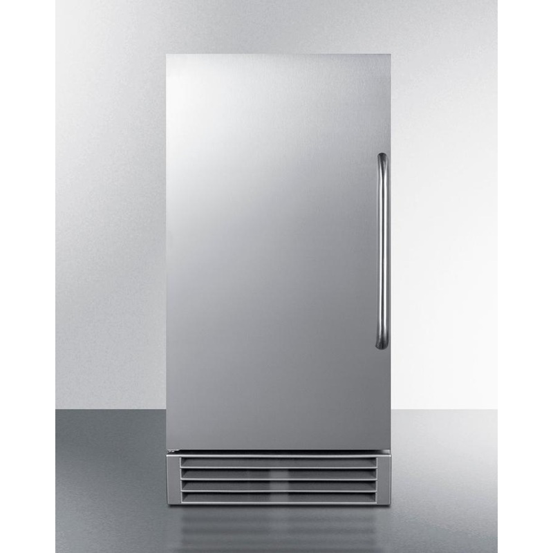 Summit BIM44GCSS Built-in 50 Lb. Clear Icemaker