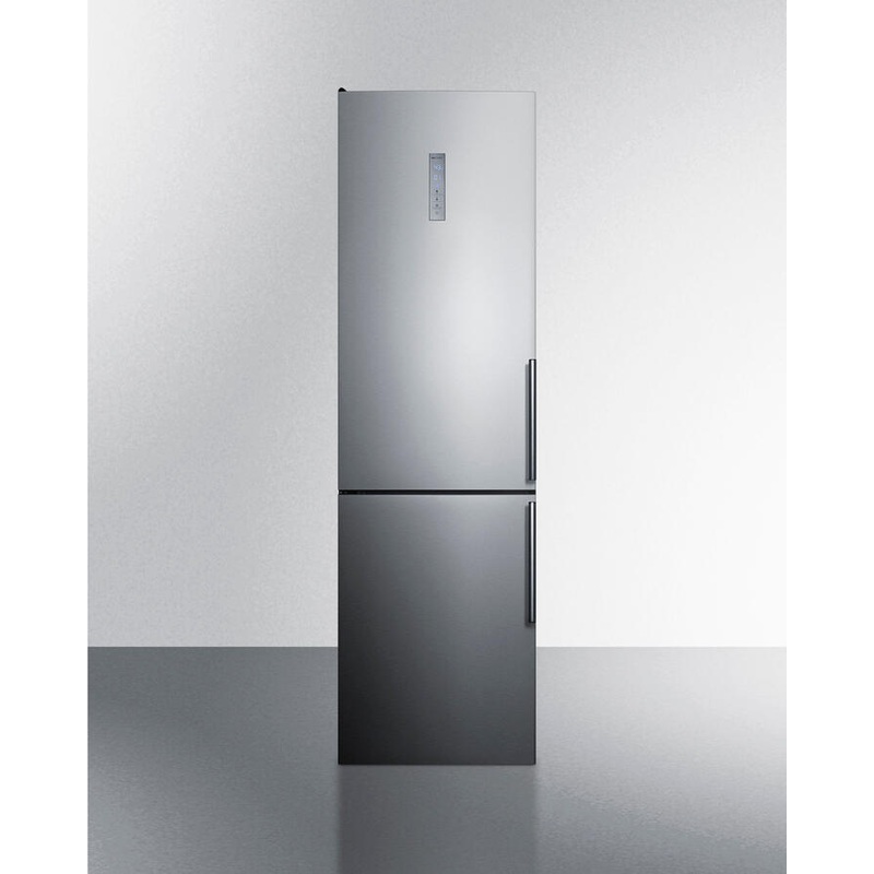 Summit FFBF192SSBILHD 24″ Wide Built-In Bottom Freezer Refrigerator