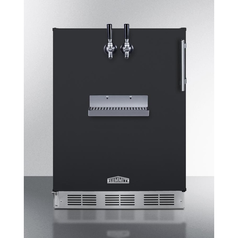 Summit SBC58BFRTPADALHD 24″ Wide Front Tap Built-In Beer Kegerator, Ada-Compliant