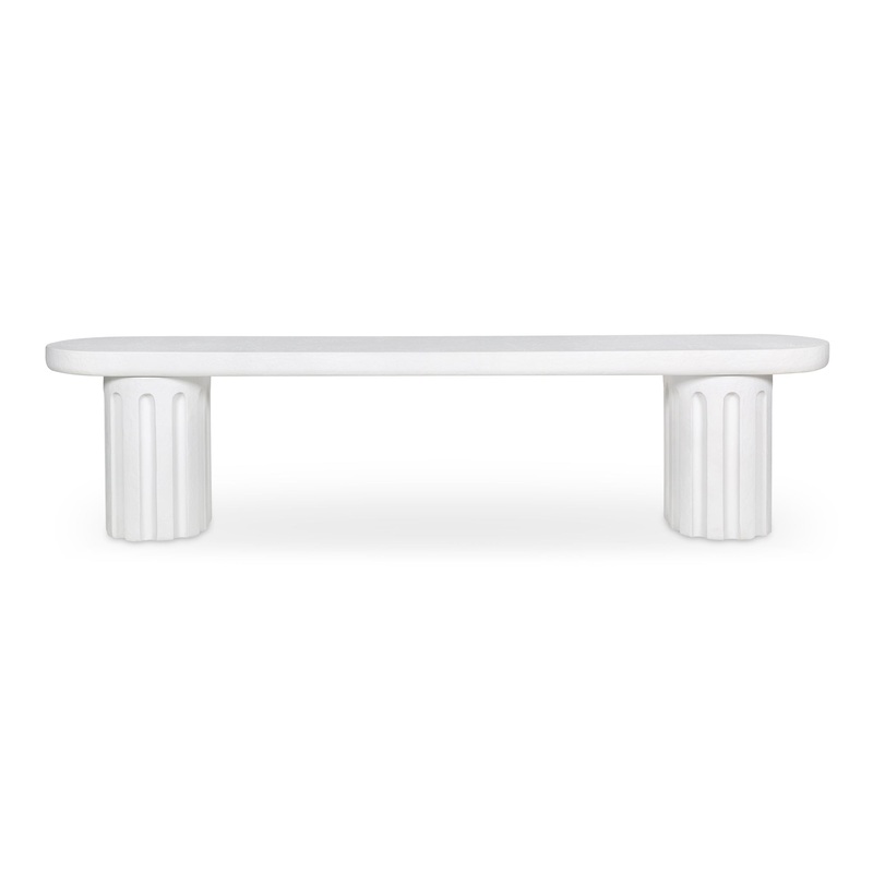 Concrete Columnar Bistro Seat: Outdoor-Indoor Style Fusion