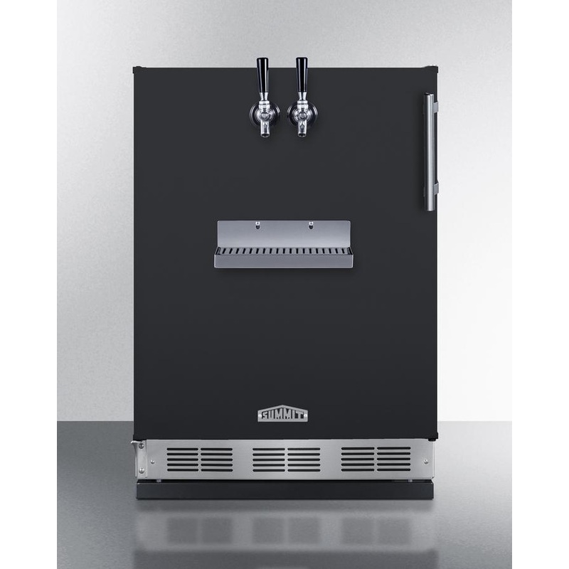 Summit SBC58BFRTPLHD 24″ Wide Front Tap Built-In Beer Kegerator