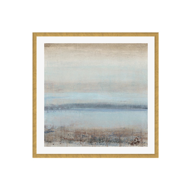 Tranquility I by Tim O’Toole – Picture Frame Painting Joss & Main Frame Color: Gold Size: 12″H x 12″W