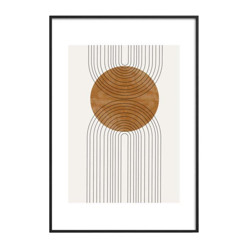 Abstract Flow Framed Art Print 13″x19″