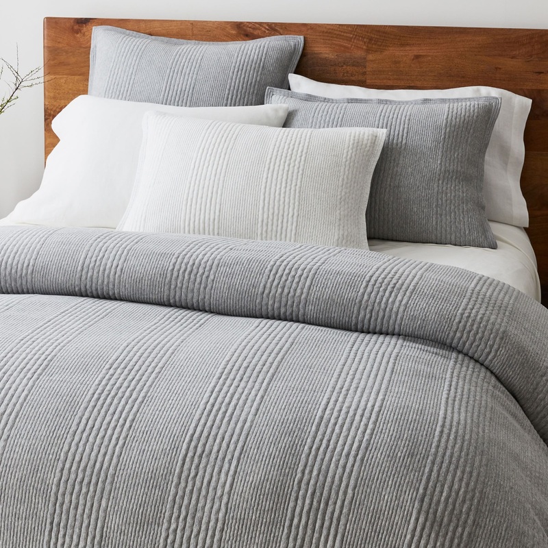 Cotton Cloud Jersey Duvet Cover-twin