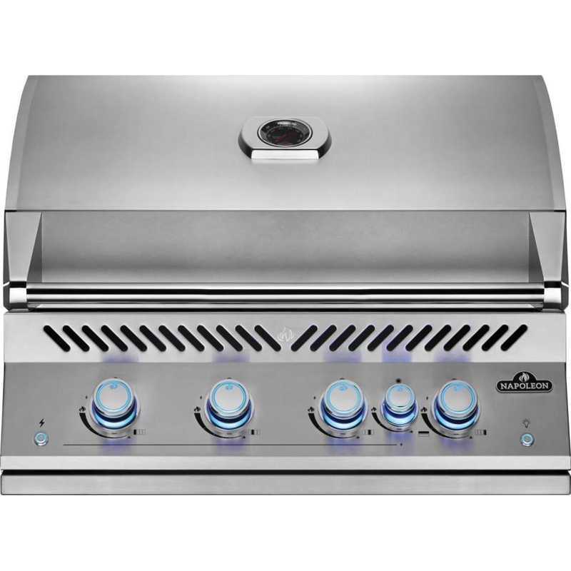 Napoleon Bbq BIG32RBNSS1 Built-In 700 Series 32 With Infrared Rear Burner , Natural Gas, Stainless Steel