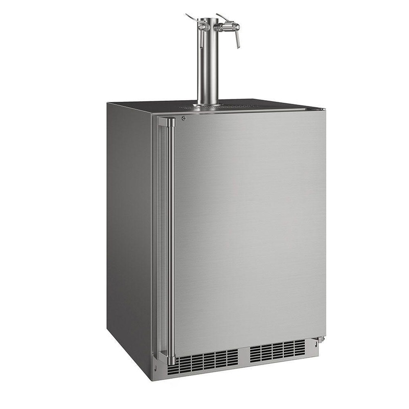 Marvel MOKR124SSD1A 24-In Outdoor Built-In Dispenser With Twin Wine & Beverage Tap With Door Style – Stainless Steel, Dispenser Type – Twin Wine