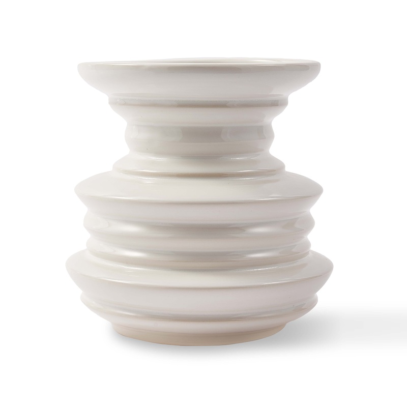 Stacked Plates Vase