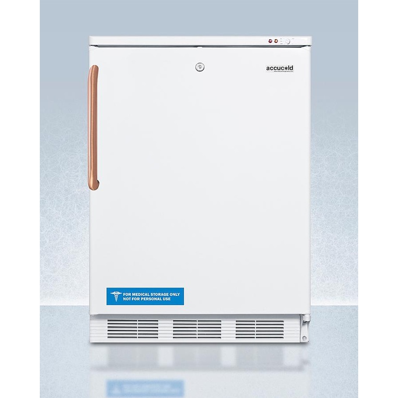 Summit VT65MLTBC 24″ Wide All-freezer With Antimicrobial Pure Copper Handle