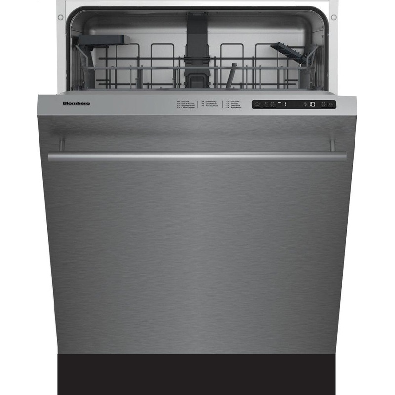 Blomberg Appliances DWT51600SS 24in Dishwasher SS w/ bar handle 48dBA top control 6 cycle, beam on floor