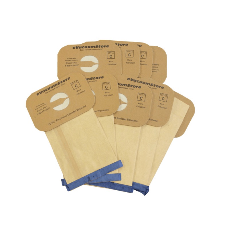 Electrolux 9 Pack Generic Canister Vacuum Bags Style C